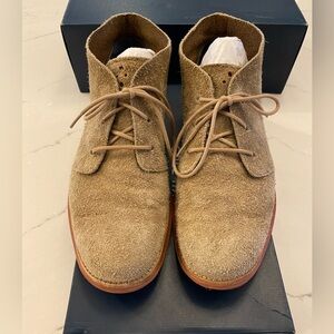 Cole Haan LunarGrand Tan Suede Leather Classic Chukka Boots 10.5
